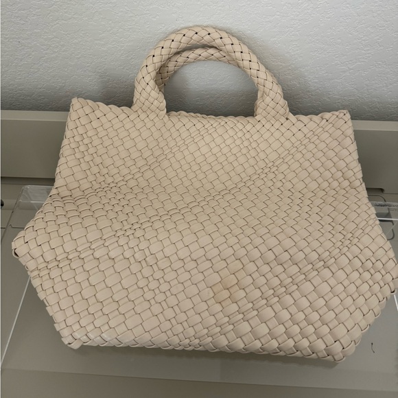 Cream Woven Bag - Picture 1 of 5